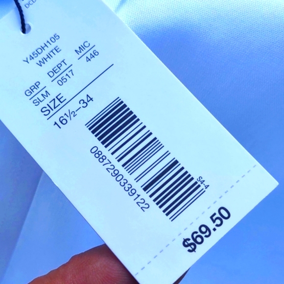 DANIEL CREMEIUX MEN''S SLIM CUT 100% PURE PIMA LUXURY COTTON DRESS SHIRT - Picture 11 of 17